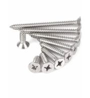 Stainless Steel CSK Head Screws – Countersunk SS Self-Tapping Screws for Wood, Metal and Hardware Fittings, All Sizes for Interior and Exterior Use